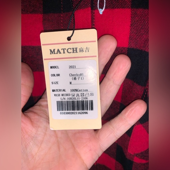 Women’s Plaid Shirt MATCHSTICK Brand 100% Cotton NWT - Picture 3 of 10